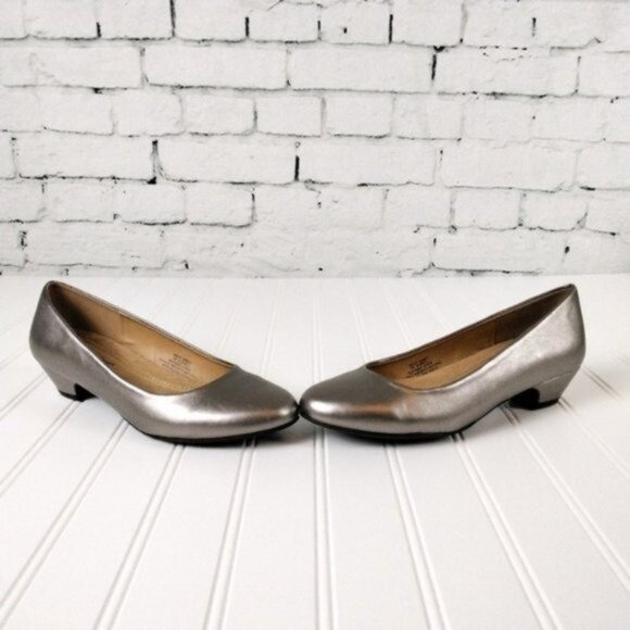Comfortview Haley Low Heel Comfort Shoes In Bronze Size 7W, 7.5WW - Picture 4 of 8